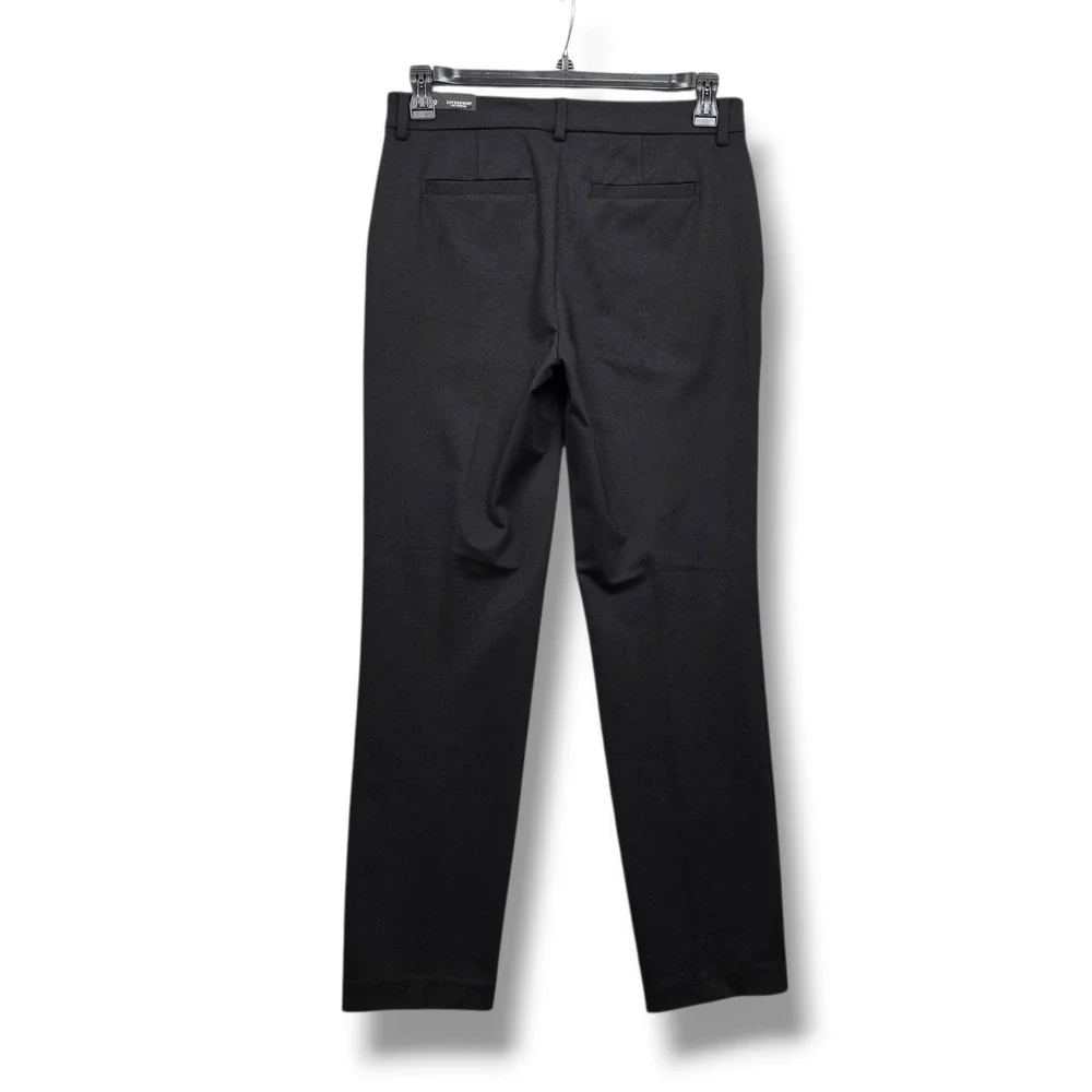 Liverpool Kelsey Trouser Womens 8 Tall Black Mid Rise Slim Leg Pants - Picture 5 of 12